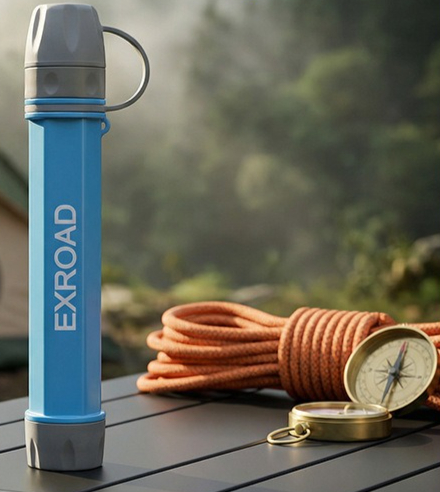 Adventure Outdoor Equipment - Depuratore d'acqua potabile portatile per campeggio