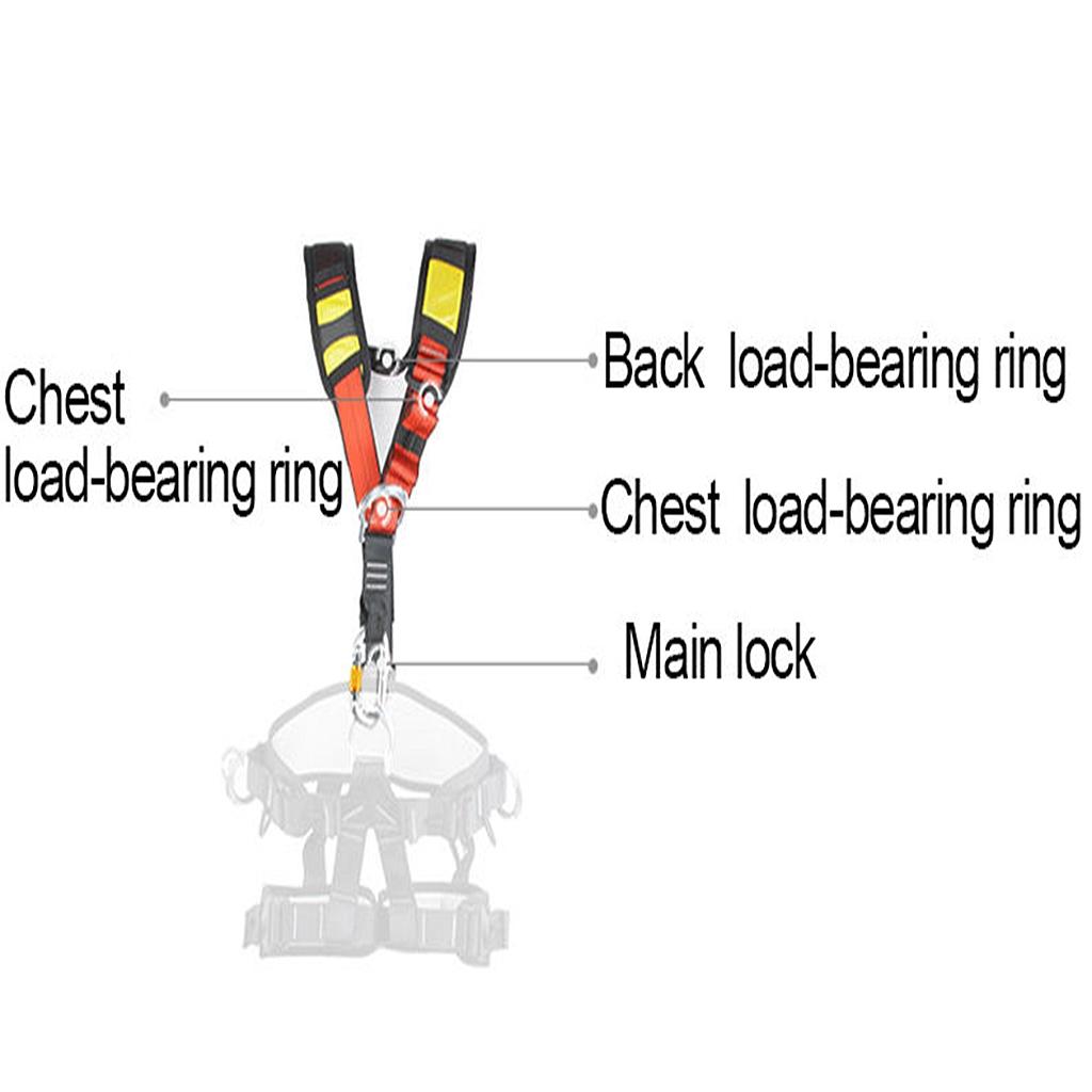Adventure Outdoor Equipment - Simpatica Tracolla per Imbracatura da Arrampicata,